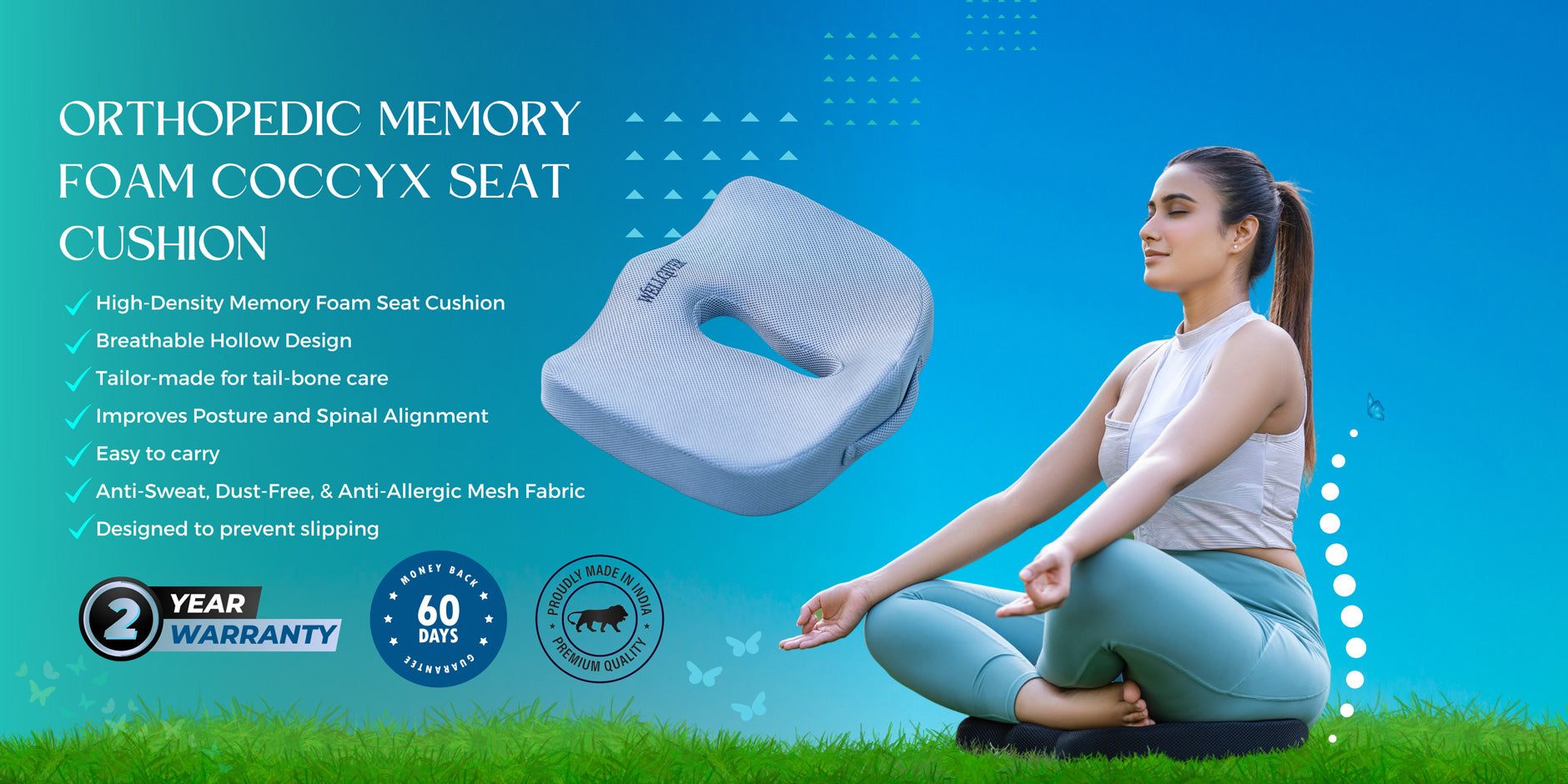 BEMALL Gel Seat Cushion Seat Cushion with Non-Slip Cover Breathable  Honeycomb Design Back / Lumbar Support - Buy BEMALL Gel Seat Cushion Seat  Cushion with Non-Slip Cover Breathable Honeycomb Design Back /