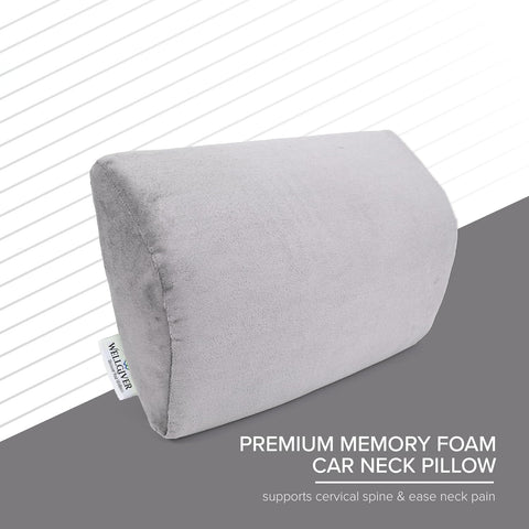 WELLGIVER Utlrasoft Car Neck Pillow (Pack of 2) WELLGIVER Utlrasoft Car Neck Pillow (Pack of 2)