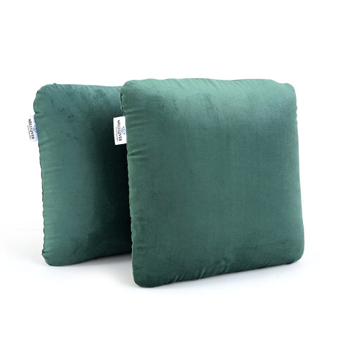 WELLGIVER Memory Foam Square Cushion (Pack of 2)