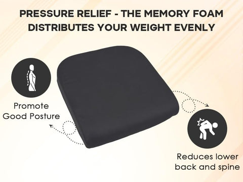 WELLGIVER Memory Foam Multipurpose Seat Cushion