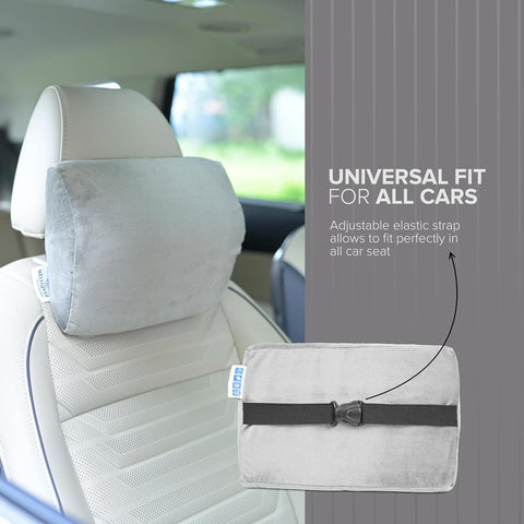 WELLGIVER Utlrasoft Car Neck Pillow (Pack of 4)